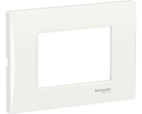 Ramă aparataje Schneider Easy Styl 3 module, plastic alb