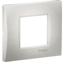 Ramă aparataje Schneider Easy Styl 2 module, decorativă, plastic argintiu-thumb-0