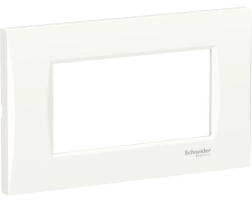 Ramă aparataje Schneider Easy Styl 4 module, plastic alb-0