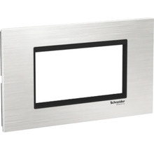 Ramă aparataje Schneider Easy Styl 4 module, argintiu/negru-thumb-0 Ramă aparataje Schneider Easy Styl 4 module, argintiu/negru-thumb-0