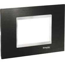 Ramă aparataje Schneider Easy Styl 3 module, negru