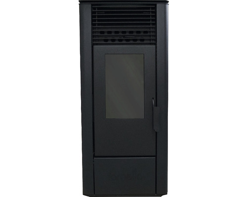 Șemineu pe peleți cu fereastră