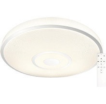 Plafonieră cu LED integrat Liberty 24W 2500 lumeni Ø38 cm 3000-6500K, cu telecomandă, alb cu efecte de stele