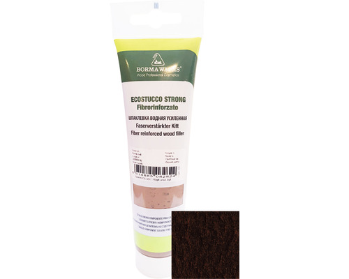 Chit pentru lemn Ecostucco wenge 200 g Tub de chit pentru lemn cu mostră de culoare