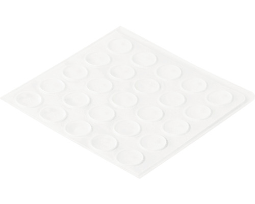 Foaie cu distanțiere transparente pentru mobilă