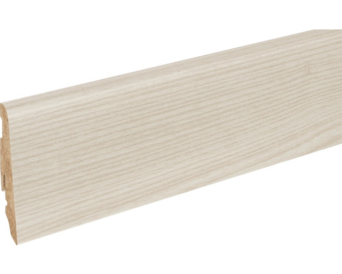 Plintă MDF SKANDOR FU60L frasin 2400x58x19 mm Plintă cu aspect de lemn
