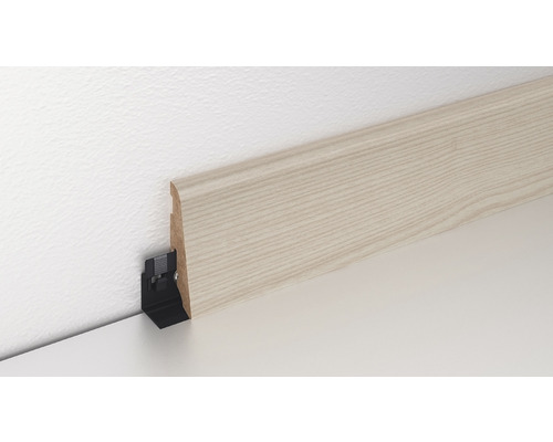 Plintă cu clemă pentru montare pe perete