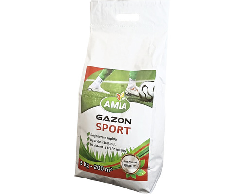 Pachet cu semințe de gazon sport, 5 kilograme pentru 200 metri pătrați