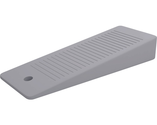 Opriitor de ușă gri din cauciuc cu caneluri