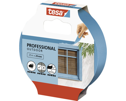 Bandă adezivă Tesa Professional Outdoor, 25 m x 25 mm