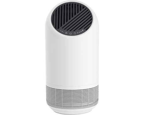 Purificator de aer alb cu panou de control
