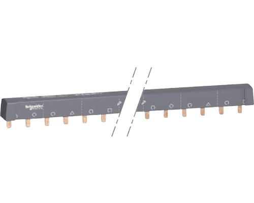 Bară busbar tip pieptene Schneider Acti9 3P+N 100A 24x, pentru tablouri electrice, marcaj N/L1/N/L2/N/L3 Bară busbar tip pieptene Schneider Acti9 3P+N 100A 24x, pentru tablouri electrice, marcaj N/L1/N/L2/N/L3