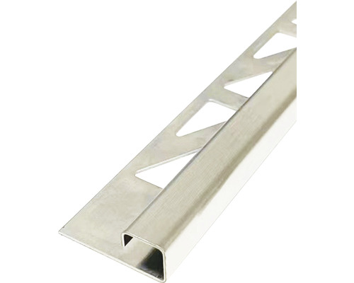 Profil de capăt pătrat din oțel inoxidabil 10 mm 3 m Profil pentru plăci ceramice din metal