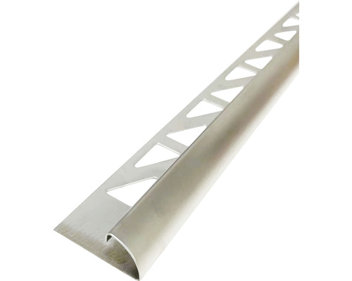 Profil de capăt semirotund din oțel inoxidabil 12,5 mm 3 m Profil pentru faianță din metal