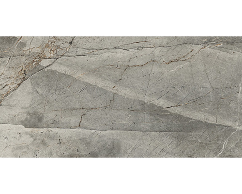 Gresie interior porțelanată Craft Orisis Gray rectificată 60x120 cm