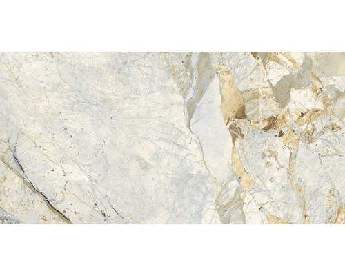 Gresie interior porțelanată glazurată Breccia Eon rectificată 60x120 cm