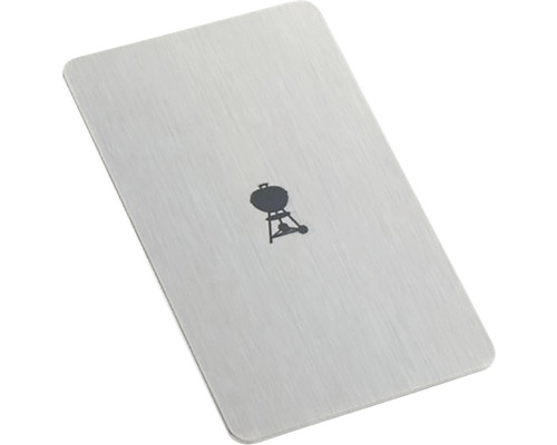 Covoraș grătar Weber din oțel inoxidabil cu logo Weber