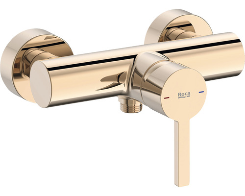 Baterie duș monocomandă Roca Naia rose gold Baterie duș monocomandă Roca Naia rose gold