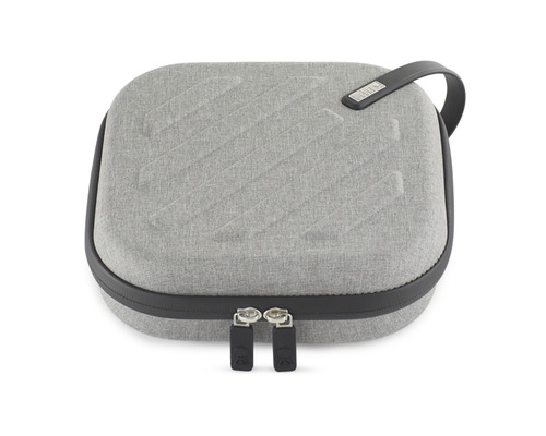 Geantă de scule gri cu fermoar și mâner