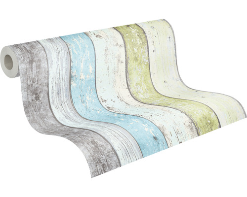 Rola de tapet cu model de scânduri din lemn