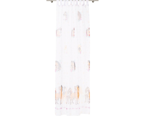 Cortină cu motiv de cal pentru decorarea ferestrelor
