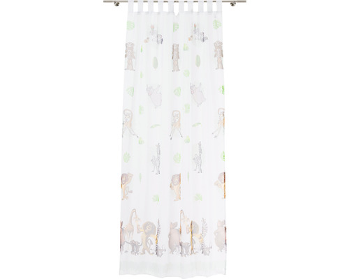 Cortină cu motive animale pentru camera copiilor