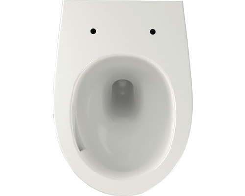 WC suspendat din ceramică, vedere de sus