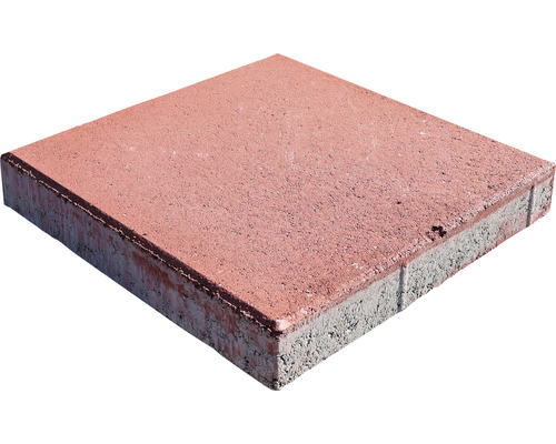 Dală beton Elis pătrată roșie 40x40x6 cm