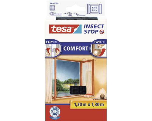 Plasă țânțari pentru ferestre tesa Insect Stop Comfort antracit 130x130 cm