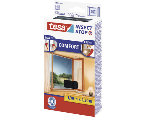 Tesa Insect Stop Comfort plasă de insecte pachet de 1,30 metri pe 1,30 metri