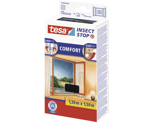 Tesa Insect Stop Comfort plasă de insecte 1,30 metri pe 1,50 metri pachet