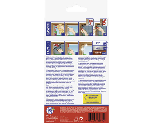 Tesa plasă de insecte instrucțiuni de montaj