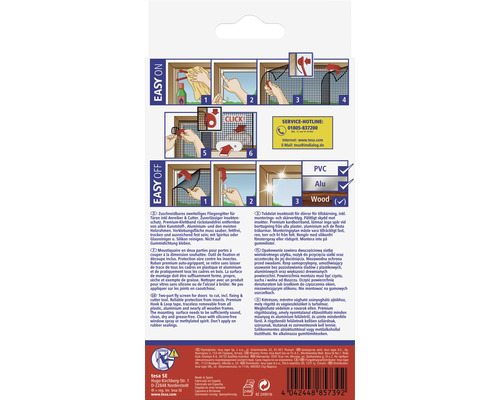 Instrucțiuni pentru instalarea unei plase de țânțari din două părți pentru uși.