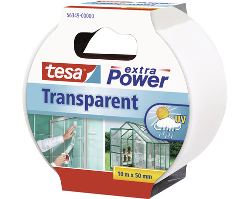 Tesa extra Power Banda adezivă transparentă 10 m x 50 mm