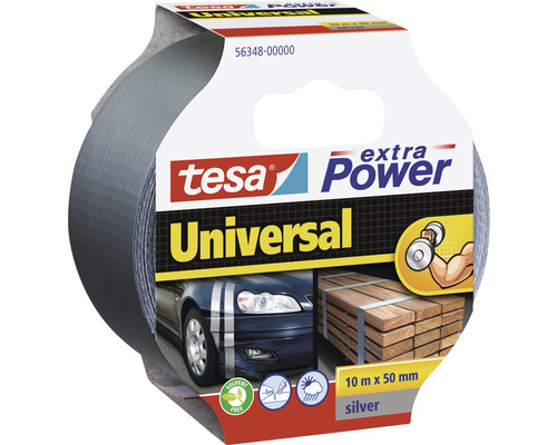 Bandă adezivă din țesătură universală Tesa extra Power, 10 metri pe 50 milimetri