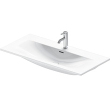 Lavabo alb pe blat cu robinet