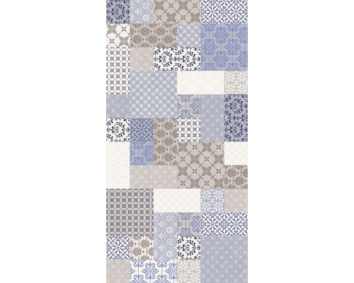 Plăci decorative de perete cu model patchwork pentru interior