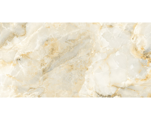 Gresie / Faianță porțelanată Swiss Ivory High Glossy rectificată 60x120 cm