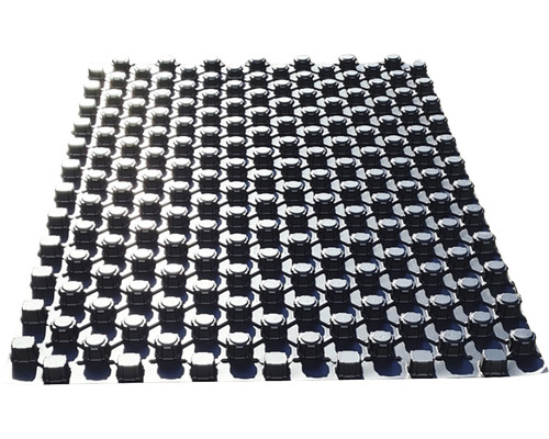 Placă cu nuturi EPS 150 cu folie protecție 0,6 mm 1200x710x20/40 mm, 16 bucăți Plasă de fixare pentru încălzire prin pardoseală pentru fixarea conductelor de încălzire