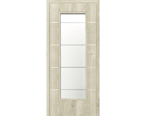 Foaie de ușă Classen stejar Kendal Discovery 1 MDF 203,5x84,4 cm stânga 3 balamale Foaie de ușă Classen stejar Kendal Discovery 1 MDF 203,5x84,4 cm stânga 3 balamale