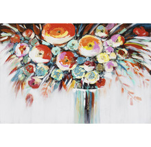 Tablou pictat manual Peony 60x90 cm