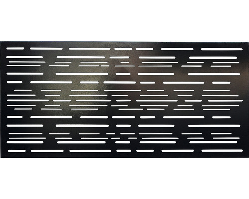 Panou gard tablă decupată Clasic 1900x900 mm negru