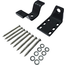 Set de fixare cu două suporturi, șuruburi și șaibe