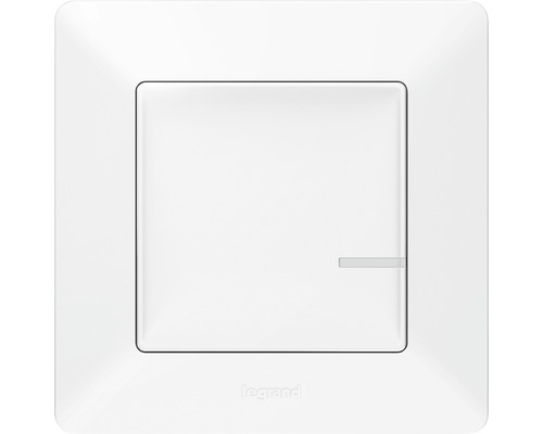 Întrerupător simplu tip telecomandă Legrand Valena Life with Netatmo, montaj aplicat, alb, conexiune ZigBee