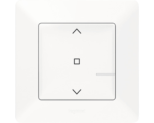 Întrerupător pentru jaluzele Legrand Valena Life with Netatmo, simbol săgeți sus-nul-jos, alb, conexiune ZigBee Întrerupător pentru jaluzele Legrand Valena Life with Netatmo, simbol săgeți sus-nul-jos, alb, conexiune ZigBee