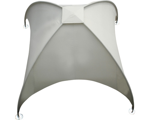 Pavilion alb cu ventuze pentru fixare