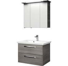 Set mobilier baie suspendat pelipal Kumba 80 cm PAL grafit