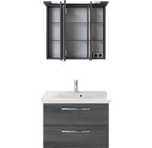 Set mobilier baie suspendat pelipal Kumba 80 cm PAL grafit