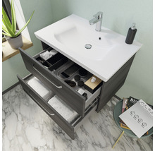 Set mobilier baie suspendat pelipal Kumba 80 cm PAL grafit
