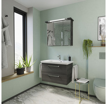 Set mobilier baie suspendat pelipal Kumba 80 cm PAL grafit